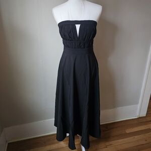 NWT Elegant Black Strapless Dress